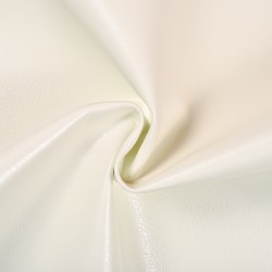 Ткань Дерматин (Кожзам) для мебели, цвет Белый (на отрез)  в Балаково
