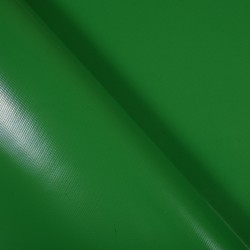 Тентовый материал ПВХ 450 гр/м2, Зелёный (Ширина 160см), на отрез  в Балаково, 450 г/м2, 799 руб