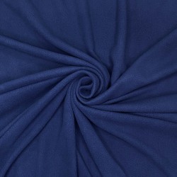 Флис Односторонний 130 гр/м2, цвет Темно-синий (на отрез)  в Балаково
