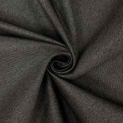 Ткань Рогожка (мебельная), цвет Тёмно-Серый (на отрез)  в Балаково