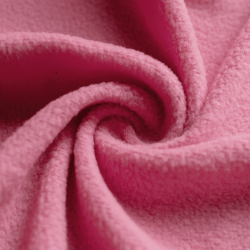 Флис Односторонний 130 гр/м2, цвет Розовый (на отрез)  в Балаково