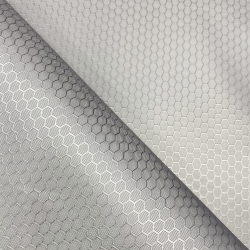 Ткань Оксфорд 300D PU Рип-Стоп СОТЫ, цвет Светло-Серый (на отрез)  в Балаково