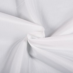 Ткань подкладочная Таффета 190Т, цвет Белый (на отрез)  в Балаково