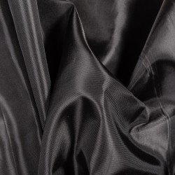 Ткань подкладочная Таффета 190Т, цвет Черный (на отрез)  в Балаково