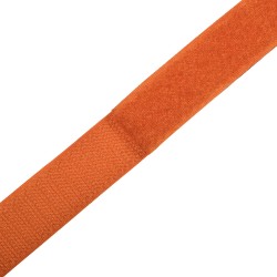 Контактная лента 25мм цвет Оранжевый (велькро-липучка, на отрез)  в Балаково
