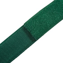 Контактная лента 40мм (38мм) цвет Зелёный (велькро-липучка, на отрез)  в Балаково