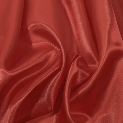 Ткань Атлас-сатин, цвет Красный (на отрез)  в Балаково
