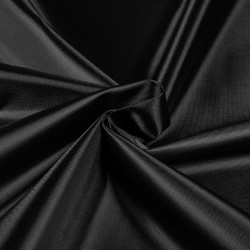 *Ткань Оксфорд 210D PU, цвет Черный (на отрез)  в Балаково